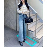 ウエストデザインワイドデニムパンツ | INGNI  | 詳細画像7 