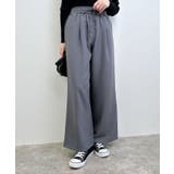 チャコールグレー | イージーワイドパンツ | INGNI 