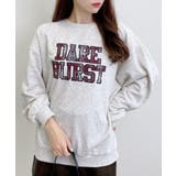 アソート柄貼付裏毛チュニック | INGNI  | 詳細画像2 