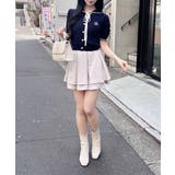 12Gセーラーカラー配色ニットカーディガン | INGNI  | 詳細画像19 