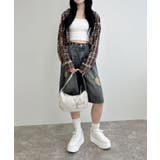 フードチェック柄ショートシャツ | INGNI | 詳細画像15