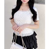 レイヤード前リボンリブTOPs | INGNI  | 詳細画像9 