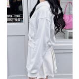 レース付胸ロゴ裏毛ショートZIPパーカー | INGNI  | 詳細画像20 