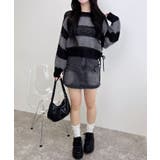 ドロストモヘアボーダーニット | INGNI  | 詳細画像11 