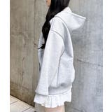 胸プレート付ダンボールダブルZIPパーカー | INGNI  | 詳細画像18 