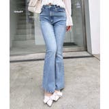 ビジュ付フレアデニムパンツ | INGNI  | 詳細画像9 