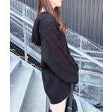 ケーブルBIGニットパーカー | INGNI  | 詳細画像15 