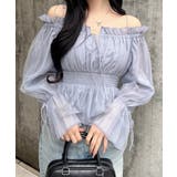 チュールオフショルブラウス | INGNI  | 詳細画像23 