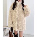 リボン取り外しスタンドボアブルゾン | INGNI  | 詳細画像12 