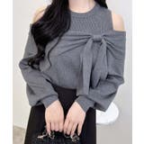 12G肩開きリボンニット | INGNI | 詳細画像17