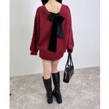 7G Backベロアリボンチュニックシャギーニット | INGNI  | 詳細画像16 