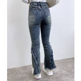 フリンジフレアデニムパンツ | INGNI | 詳細画像4