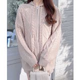 ケーブルBIGニットパーカー | INGNI  | 詳細画像9 