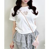 ハートレース抜きサイドギャザーT | INGNI  | 詳細画像3 