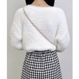 7Gパールビジューロゴフェザーニット | INGNI  | 詳細画像4 