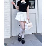 レースレイヤード風リボン付きリブTOPs | INGNI  | 詳細画像7 