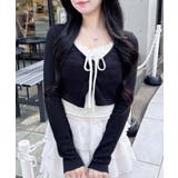 レースレイヤードカーデTOPs | INGNI  | 詳細画像8 