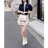 12Gセーラーカラー配色ニットカーディガン | INGNI  | 詳細画像20 