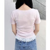 レイヤード前リボンリブTOPs | INGNI  | 詳細画像18 