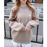 12G BackBIGロゴチュニックニット | INGNI | 詳細画像15