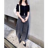 ビックカラーオフショルジップ半袖ニットカーディガン | INGNI | 詳細画像11