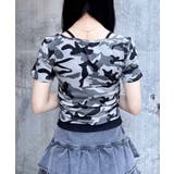 メイサイレイヤードラインストーンロゴTOPs | INGNI  | 詳細画像5 