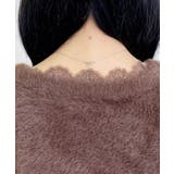 5Gレース付フェザーニットカーディガン | INGNI | 詳細画像19