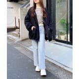ミドル丈袖リボン2WAYマンパー | INGNI  | 詳細画像30 