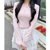 サイドレース胸ロゴロンT | INGNI  | 詳細画像2 