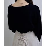 12G袖釦ラメドルマンニット | INGNI  | 詳細画像13 