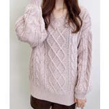 3G 2WAYケーブルルーズチュニックニット | INGNI  | 詳細画像28 