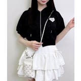 Backハートラメミニ裏毛ショートZIPパーカー | INGNI  | 詳細画像23 