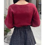 12Gフェザーリブ デコルテオープンリボンニット | INGNI  | 詳細画像12 