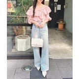 【WEB限定】楊柳フリルオフショルブラウス | INGNI | 詳細画像24