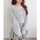 5Gレース付フェザーニットカーディガン | INGNI | 詳細画像14