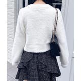 7Gベロアリボンフェザーニットカーディガン | INGNI | 詳細画像5