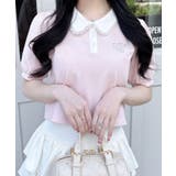 衿レース付胸ロゴポロシャツ | INGNI  | 詳細画像14 