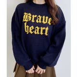 コン/マスタード | 12G JQ2段ビッグロゴニット | INGNI 