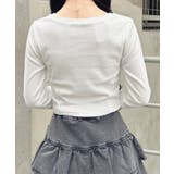 サイドレース胸ロゴロンT | INGNI  | 詳細画像11 