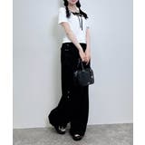 サイドレースアップ裏毛パンツ | INGNI | 詳細画像12