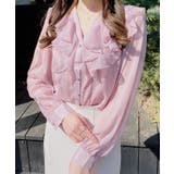 装飾釦ラメシアーフリルブラウス | INGNI  | 詳細画像17 