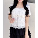 レイヤード前リボンリブTOPs | INGNI  | 詳細画像8 