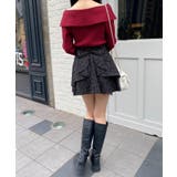 バックリボンツイードフレアスカパン | INGNI  | 詳細画像9 