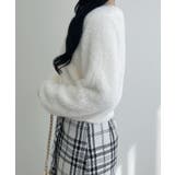 5Gレース付フェザーニットカーディガン | INGNI | 詳細画像3