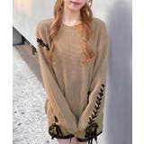 7Gレースアップ畦チュニックニット | INGNI  | 詳細画像8 