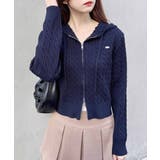 12Gプレート付ケーブルニットパーカー | INGNI  | 詳細画像20 