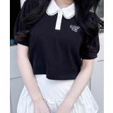 衿レース付胸ロゴポロシャツ | INGNI  | 詳細画像19 