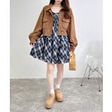 チェック柄ティアードキャミワンピ | INGNI  | 詳細画像14 