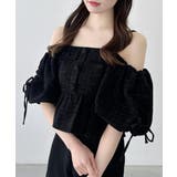 ツイードペプラムオフショルブラウス | INGNI  | 詳細画像14 