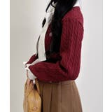 7Gボウタイシャツドッキングケーブルニット | INGNI  | 詳細画像8 